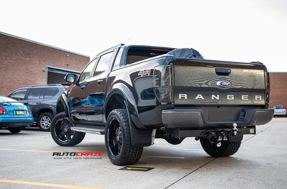 FORD RANGER AB811 SATIN BLACK GLOSS INSERTS